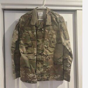 Womens 33R OCP Army Jacket Military Camouflage Field Coat Tactical Uniform